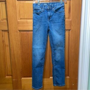 Old Navy Boys Size 12 Slim Jeans in Blue Denim Adjustable Waistband